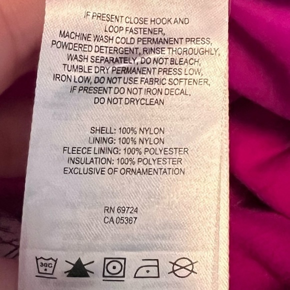 Columbia | pink magenta snow ski snowboard pants | girls size 14/16 - Picture 8 of 10